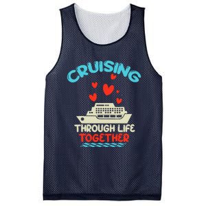 Cruising Trip 2024 Family Anniversary Trip Couples Matching Mesh Reversible Basketball Jersey Tank