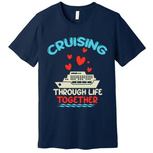 Cruising Trip 2024 Family Anniversary Trip Couples Matching Premium T-Shirt