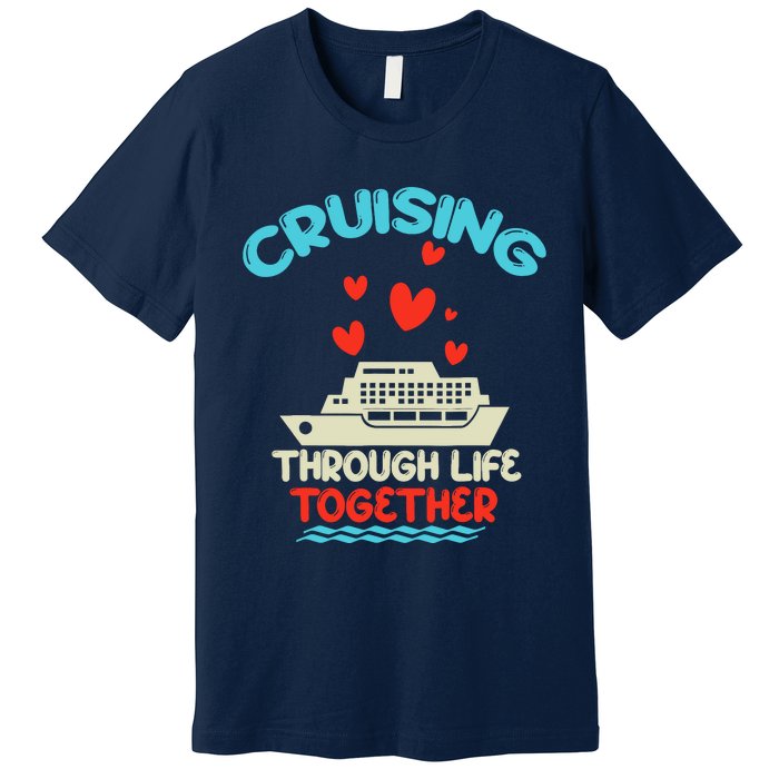 Cruising Trip 2024 Family Anniversary Trip Couples Matching Premium T-Shirt