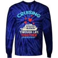 Cruising Trip 2024 Family Anniversary Trip Couples Matching Tie-Dye Long Sleeve Shirt