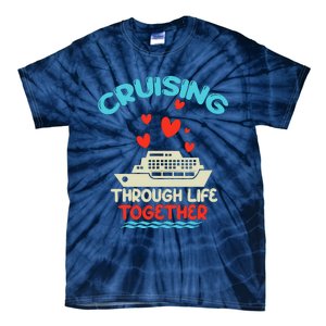 Cruising Trip 2024 Family Anniversary Trip Couples Matching Tie-Dye T-Shirt