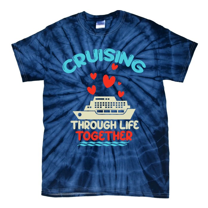 Cruising Trip 2024 Family Anniversary Trip Couples Matching Tie-Dye T-Shirt