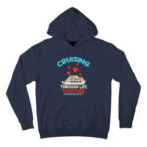 Cruising Trip 2024 Family Anniversary Trip Couples Matching Tall Hoodie