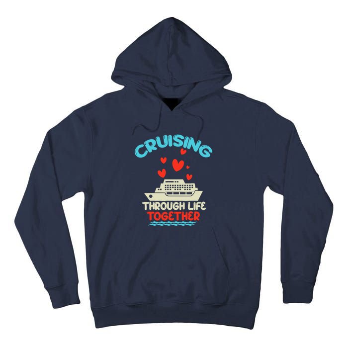 Cruising Trip 2024 Family Anniversary Trip Couples Matching Tall Hoodie