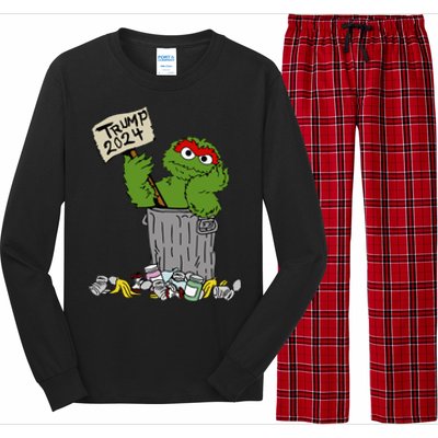 Crowder Trump 2024 Garbage Long Sleeve Pajama Set