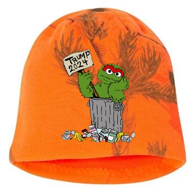 Crowder Trump 2024 Garbage Kati - Camo Knit Beanie