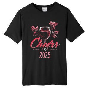 Cheers To 2025 Happy New Year Party New Years Eve Gift Tall Fusion ChromaSoft Performance T-Shirt