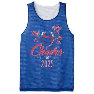 Cheers To 2025 Happy New Year Party New Years Eve Gift Mesh Reversible Basketball Jersey Tank