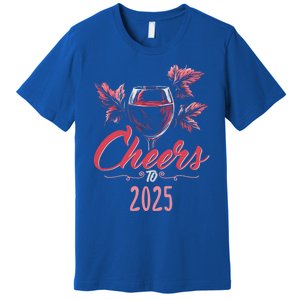 Cheers To 2025 Happy New Year Party New Years Eve Gift Premium T-Shirt