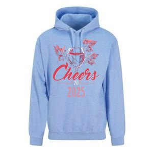 Cheers To 2025 Happy New Year Party New Years Eve Gift Unisex Surf Hoodie