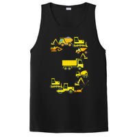 Construction Truck 3rd Birthday 3 Year Old Outfit PosiCharge Competitor Tank