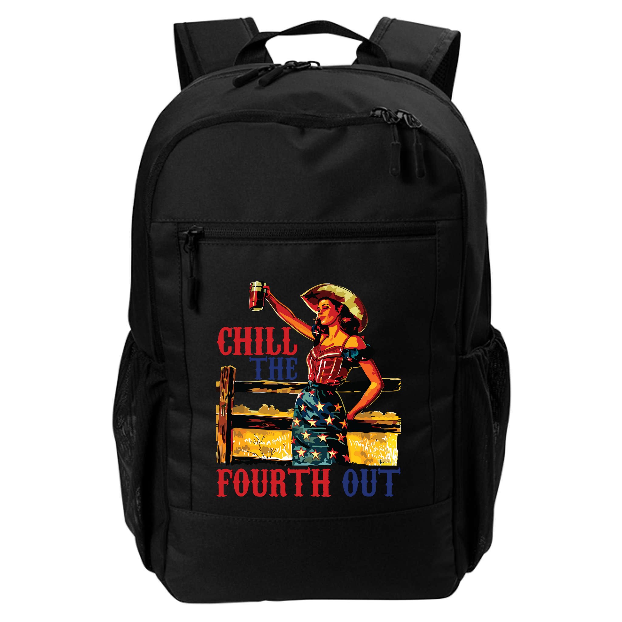 Chill The 4th Out Women 4th Of July Humor Backpack