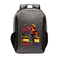 Chill The 4th Out Women 4th Of July Humor Vector Backpack