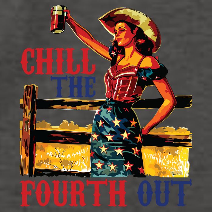 Chill The 4th Out Women 4th Of July Humor Vector Backpack