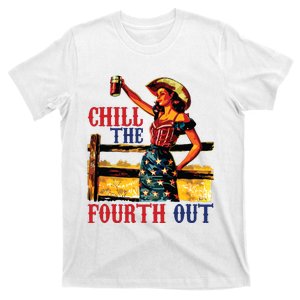 Chill The 4th Out Women 4th Of July Humor T-Shirt