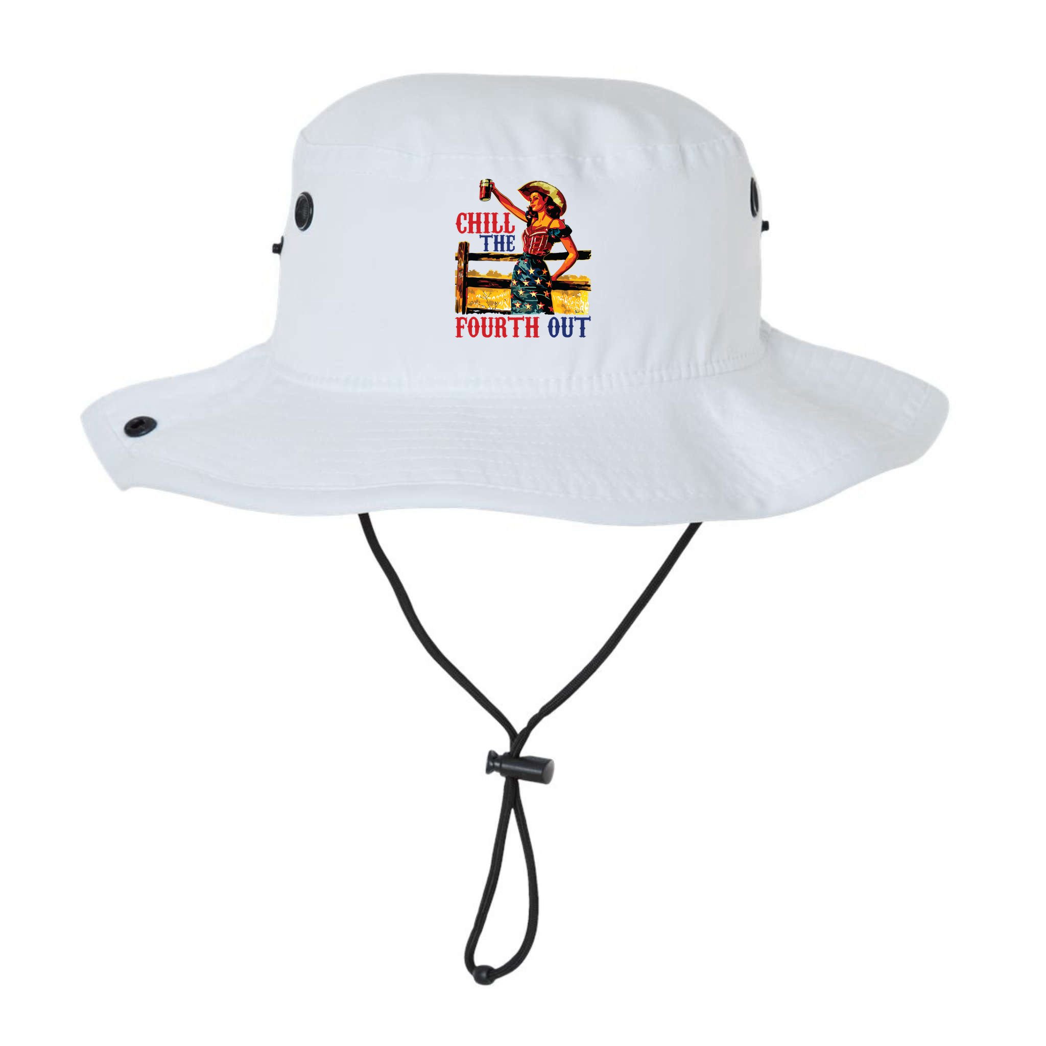 Chill The 4th Out Women 4th Of July Humor Bucket Hat