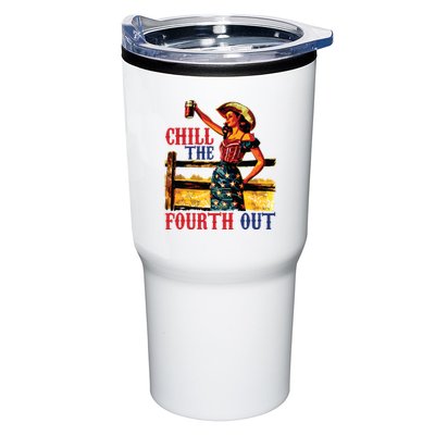 Chill The 4th Out Women 4th Of July Humor Tumbler