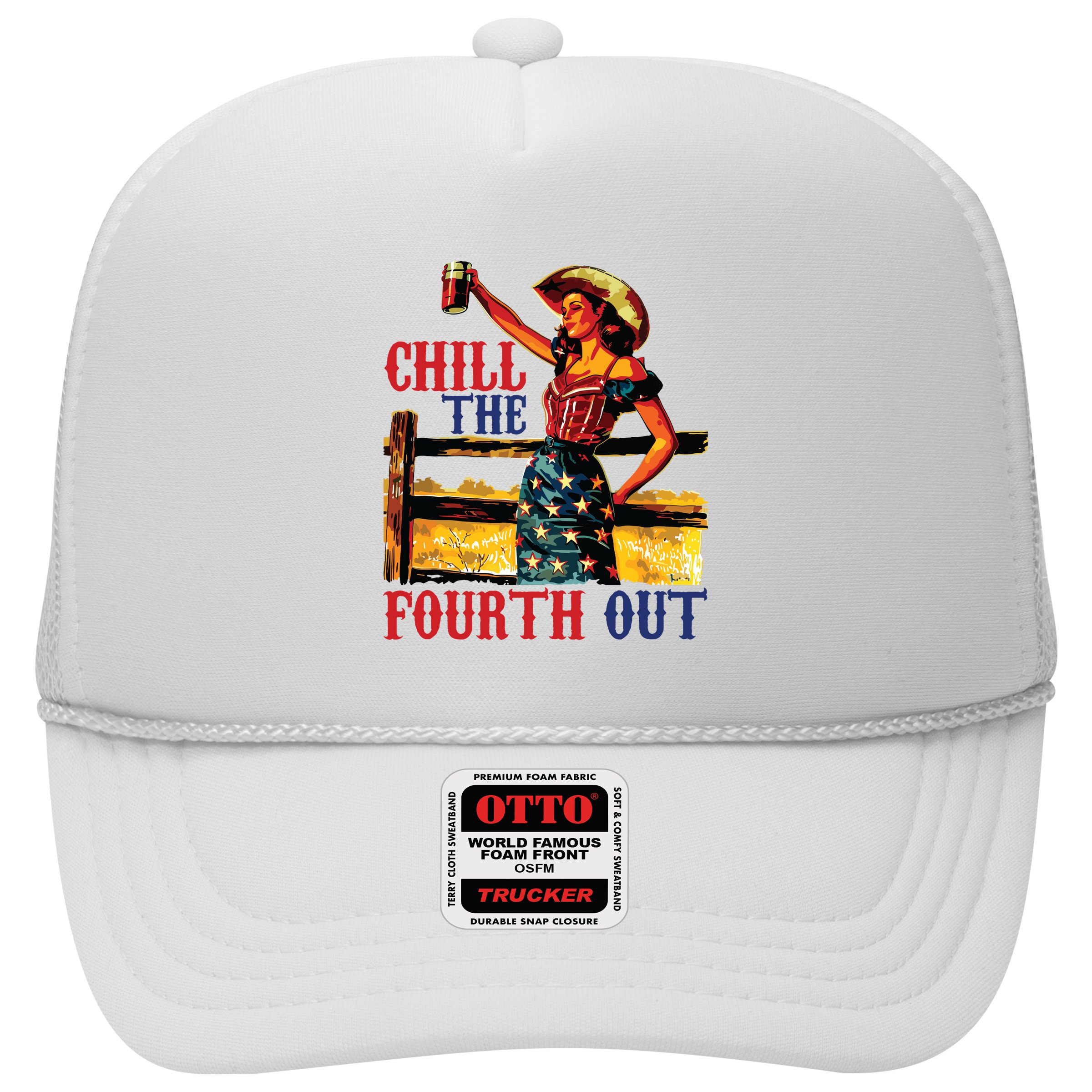 Chill The 4th Out Women 4th Of July Humor Hat