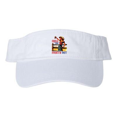 Chill The 4th Out Women 4th Of July Humor Visor