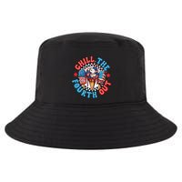 Chill The 4th Out Funny 4th Of July Retro 4th Of July Cool Comfort Performance Bucket Hat