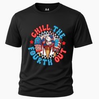 Chill The 4th Out Funny 4th Of July Retro 4th Of July Performance Shirt