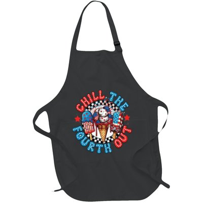 Chill The 4th Out Funny 4th Of July Retro 4th Of July Apron