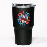 Chill The 4th Out Funny 4th Of July Retro 4th Of July Tumbler
