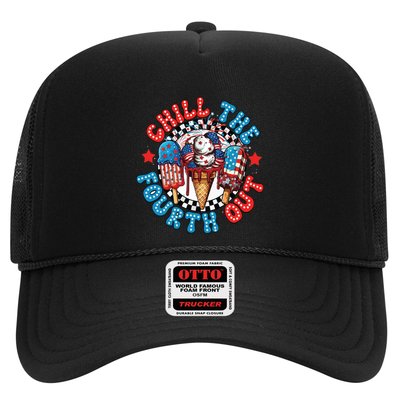 Chill The 4th Out Funny 4th Of July Retro 4th Of July Hat