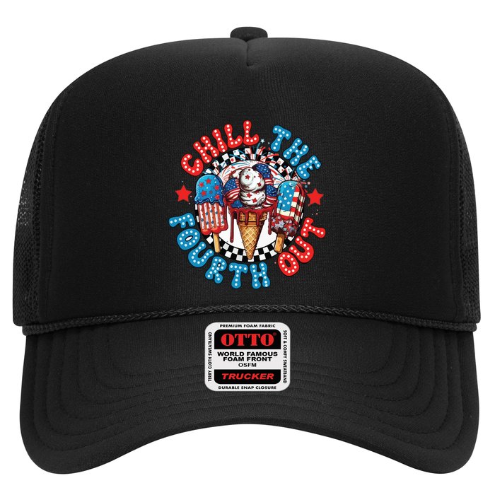 Chill The 4th Out Funny 4th Of July Retro 4th Of July Hat