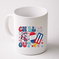 Chill The 4th Out American Flag Patriotic Freedom Mug