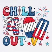 Chill The 4th Out American Flag Patriotic Freedom Mug
