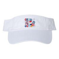 Chill The 4th Out American Flag Patriotic Freedom Visor