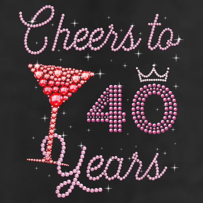 Cheers To 40 Years 40th Birthday 40 Years Old Bday Beanie