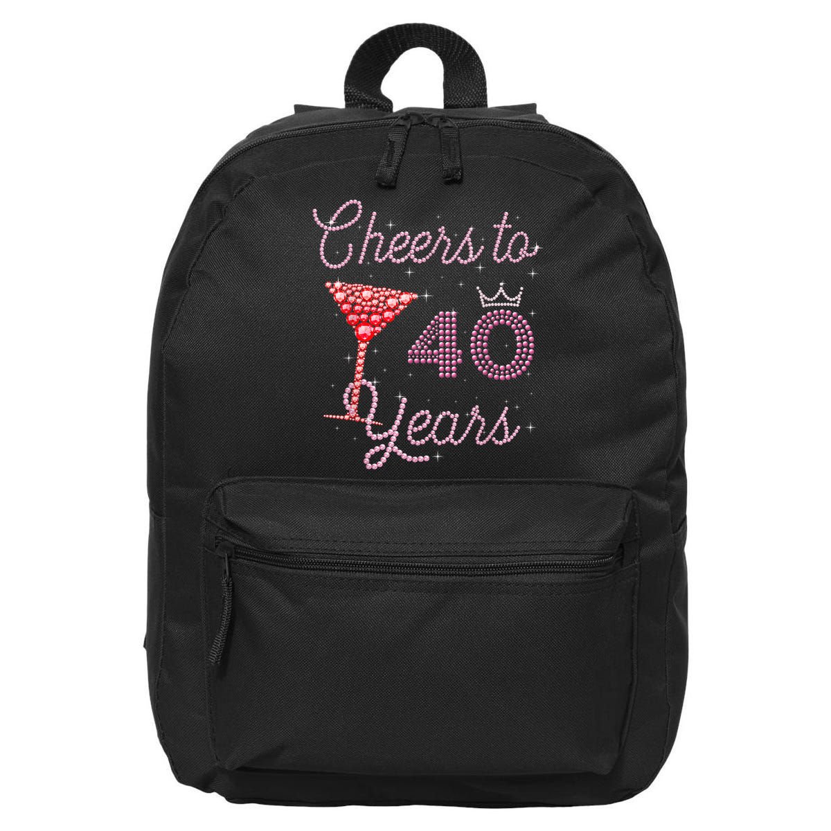Cheers To 40 Years 40th Birthday 40 Years Old Bday 16 in Basic Backpack