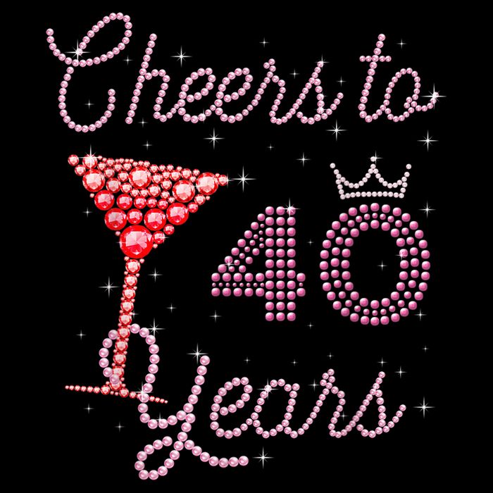 Cheers To 40 Years 40th Birthday 40 Years Old Bday Kids T-Shirt