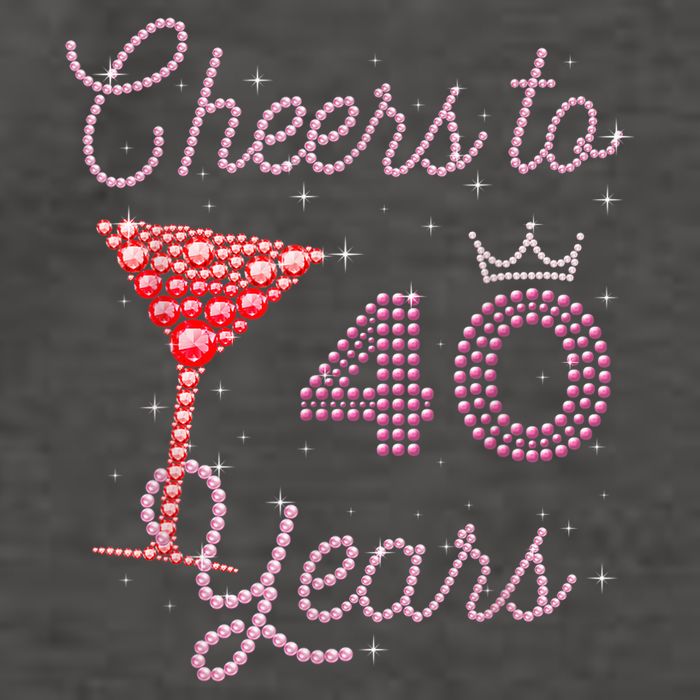 Cheers To 40 Years 40th Birthday 40 Years Old Bday Vector Backpack