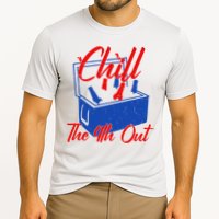 Chill The 4th Out Funny Fourth Of July Beer Cooler Cooling Performance Crew T-Shirt