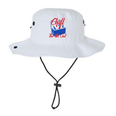Chill The 4th Out Funny Fourth Of July Beer Cooler Bucket Hat