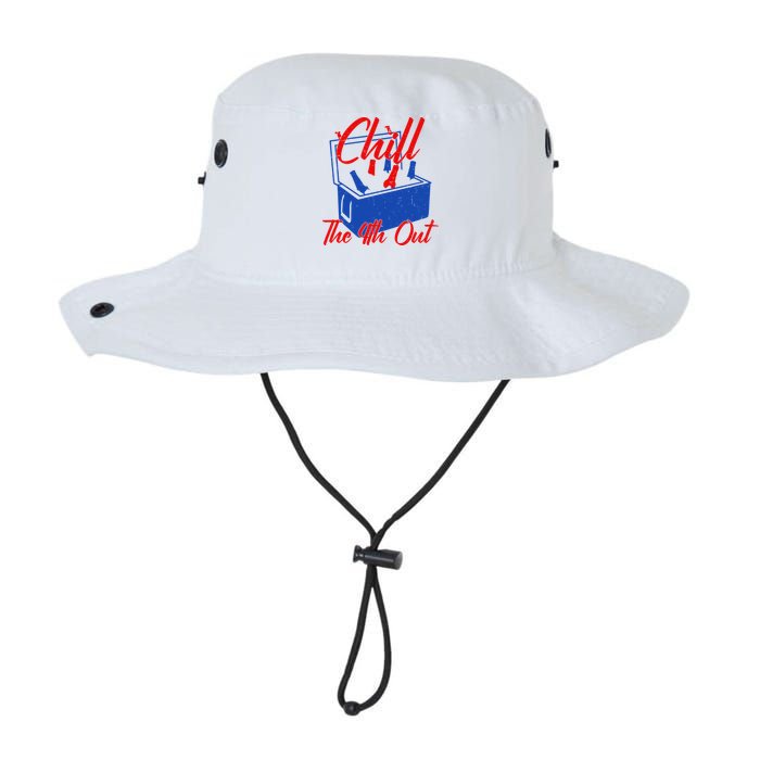 Chill The 4th Out Funny Fourth Of July Beer Cooler Bucket Hat