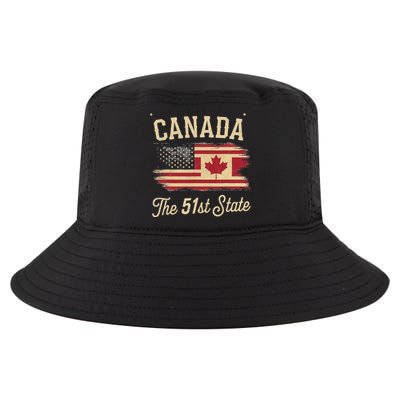 Canada The 51 State Trump Canada U.S State Cool Comfort Performance Bucket Hat