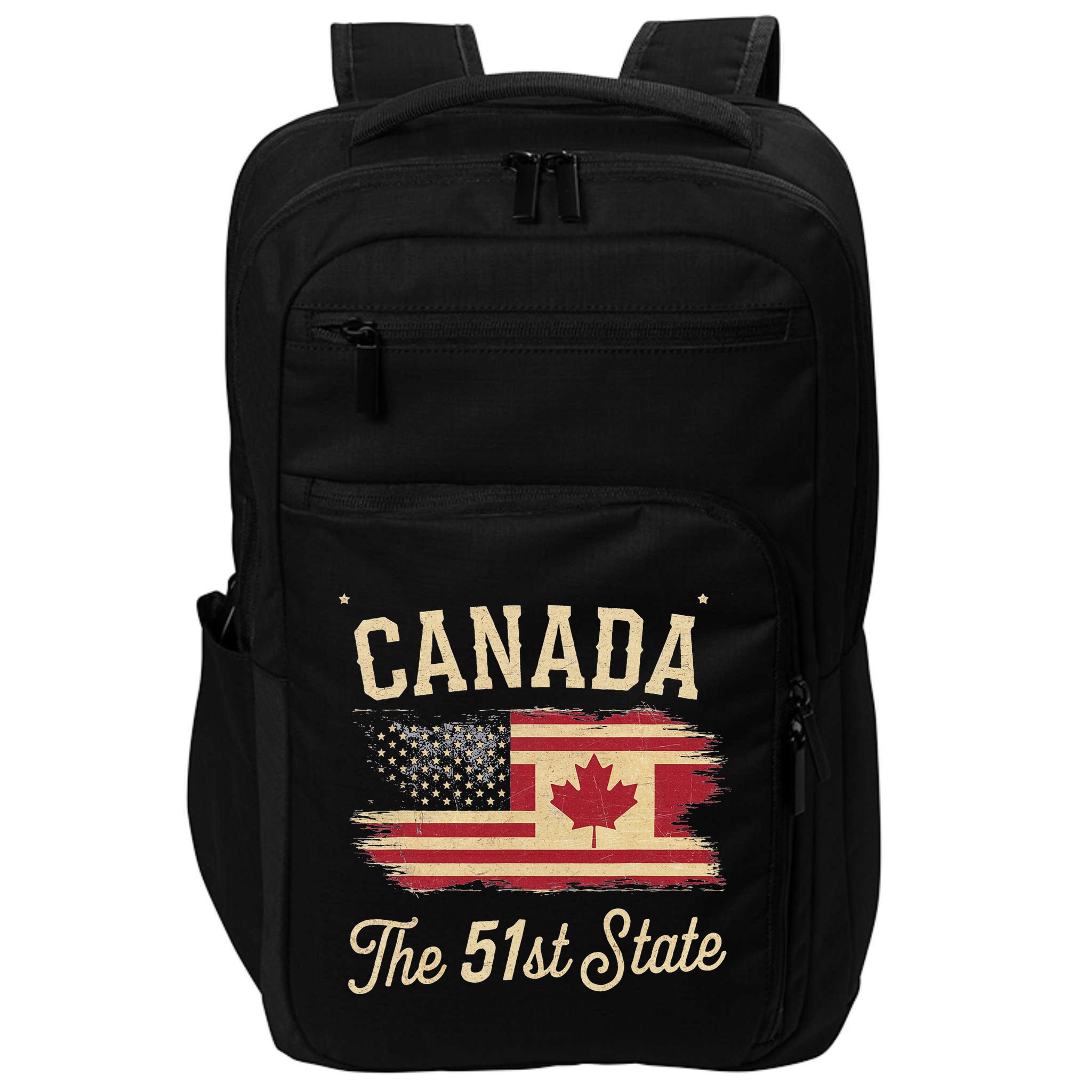 Canada The 51 State Trump Canada U.S State Impact Tech Backpack