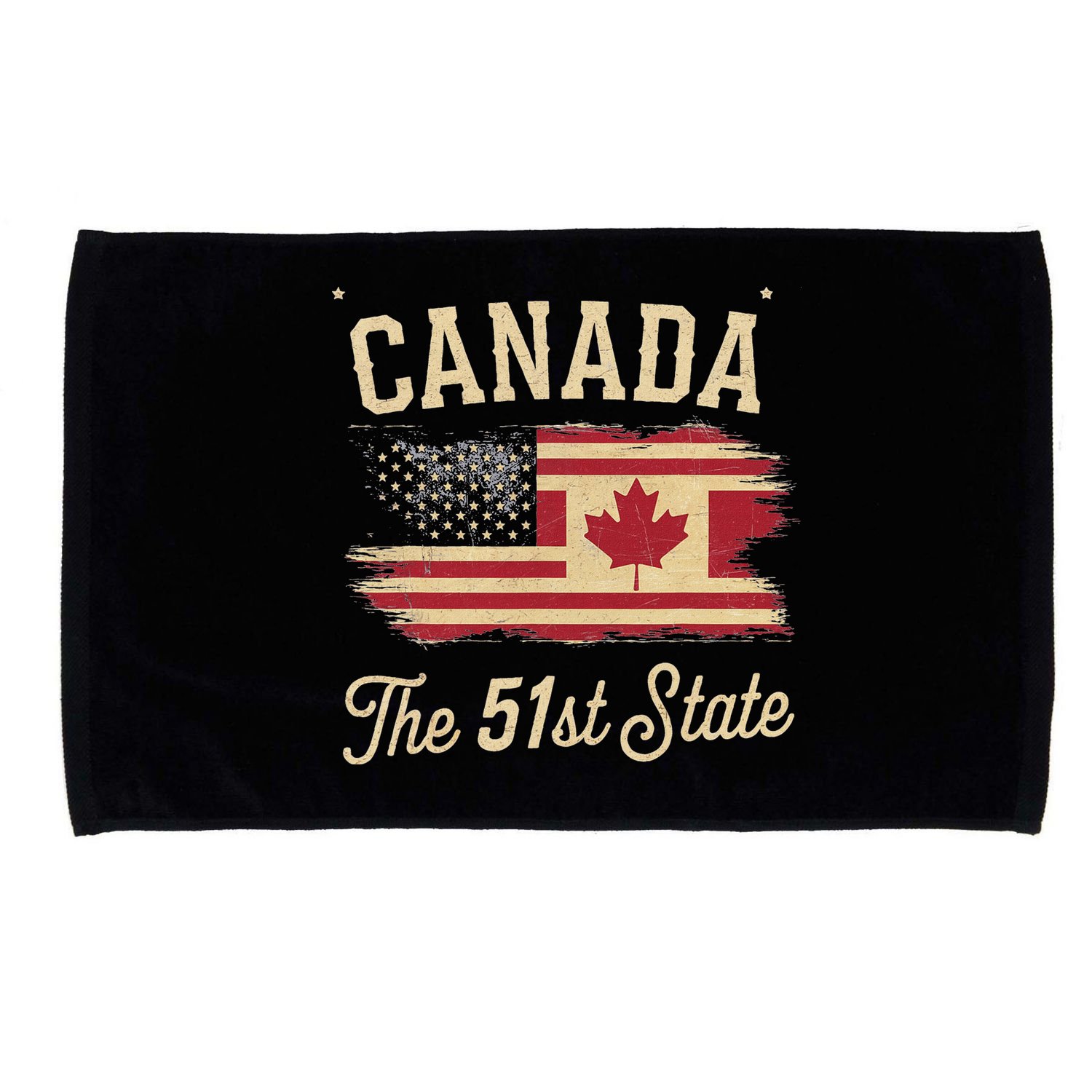 Canada The 51 State Trump Canada U.S State Microfiber Hand Towel