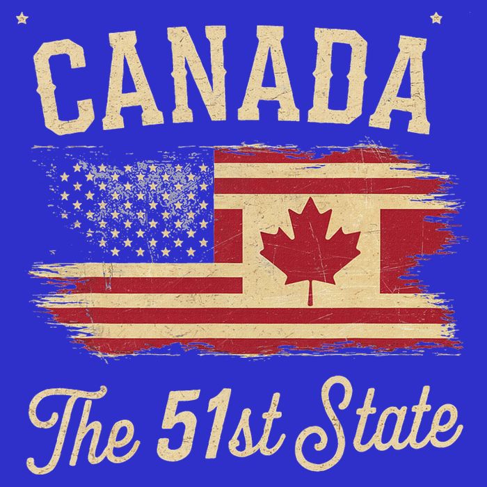 Canada The 51 State Trump Canada U.S State Button
