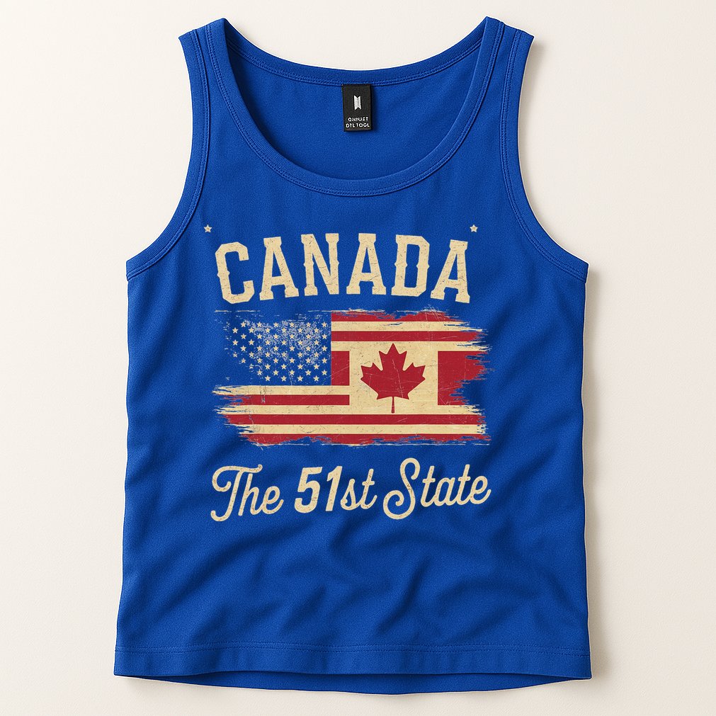 Canada The 51 State Trump Canada U.S State Tank Top