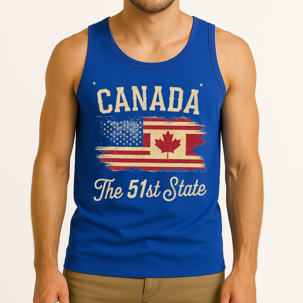 Canada The 51 State Trump Canada U.S State Tank Top