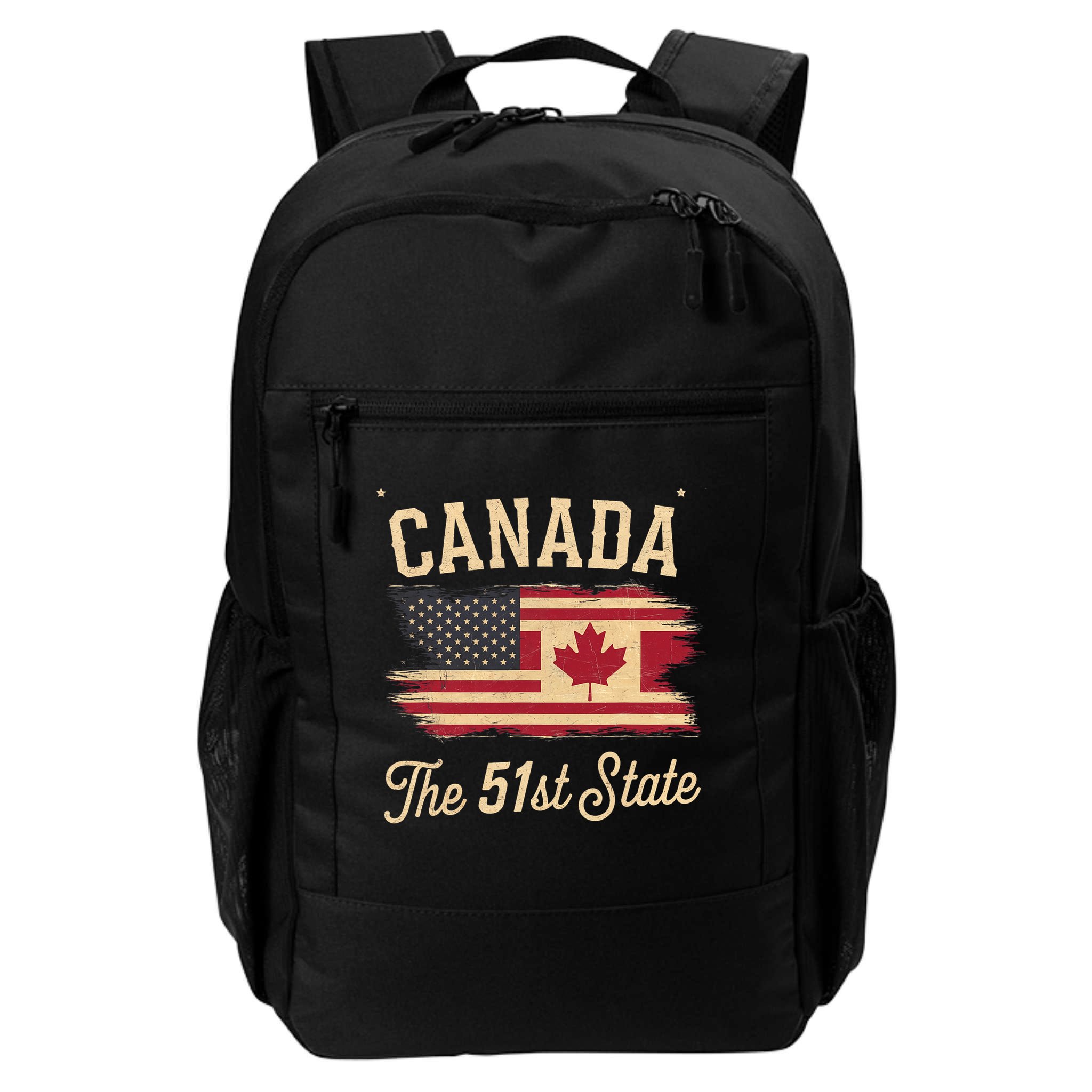 Canada The 51 State Trump Canada U.S State Funny Backpack