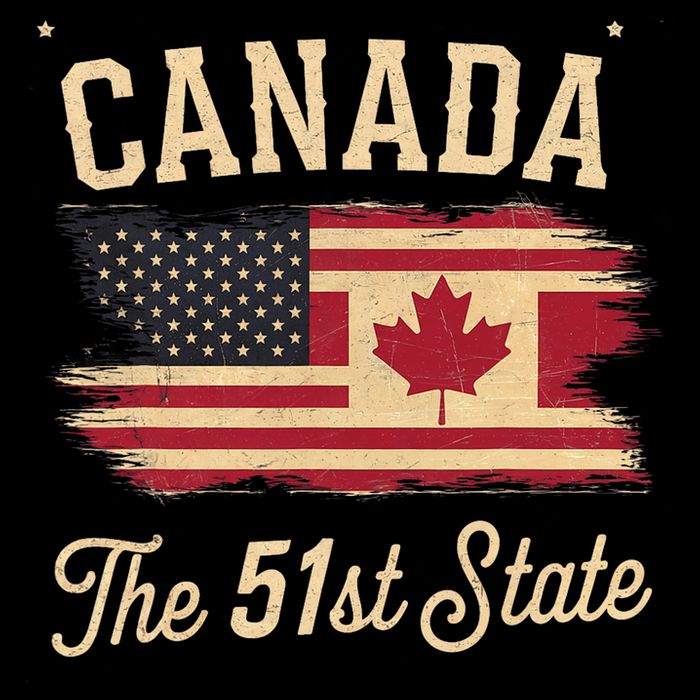 Canada The 51 State Trump Canada U.S State Funny Bucket Hat