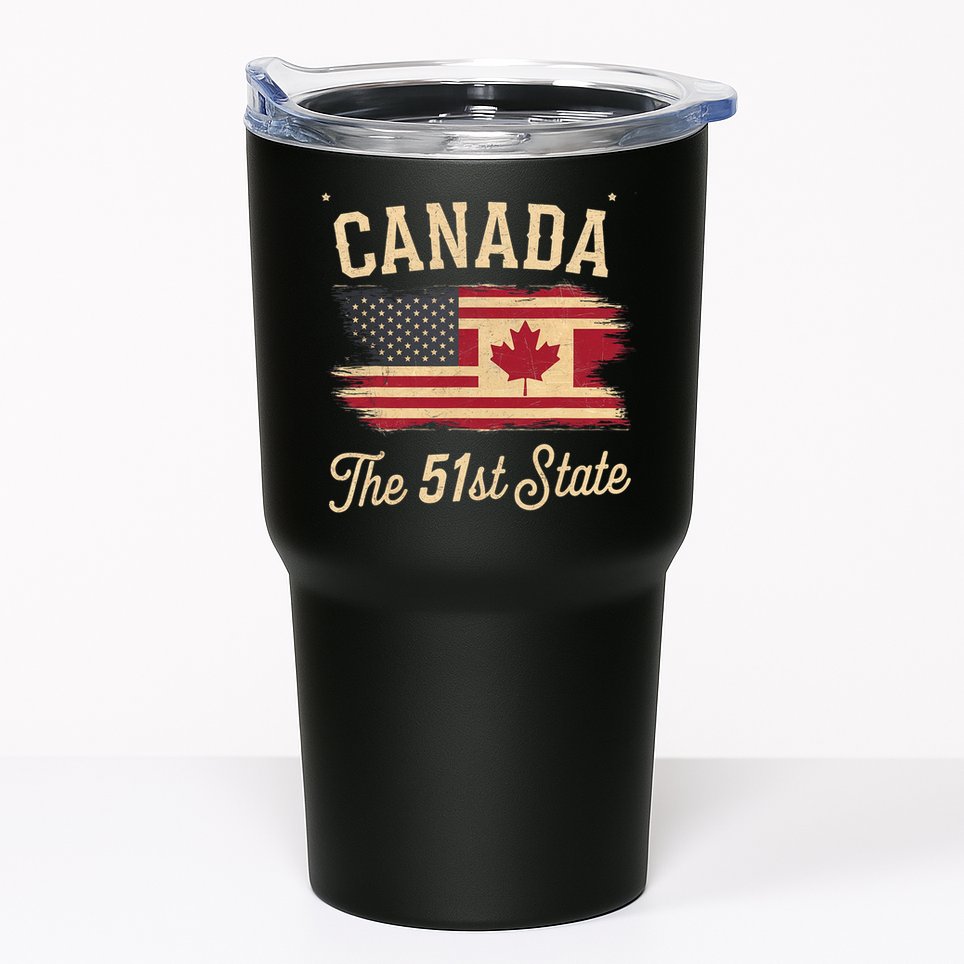 Canada The 51 State Trump Canada U.S State Funny Tumbler