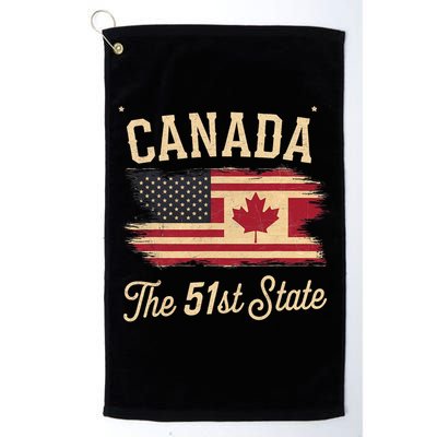 Canada The 51 State Trump Canada U.S State Funny Golf Towel