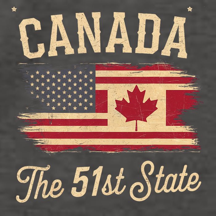Canada The 51 State Trump Canada U.S State Funny Vector Backpack